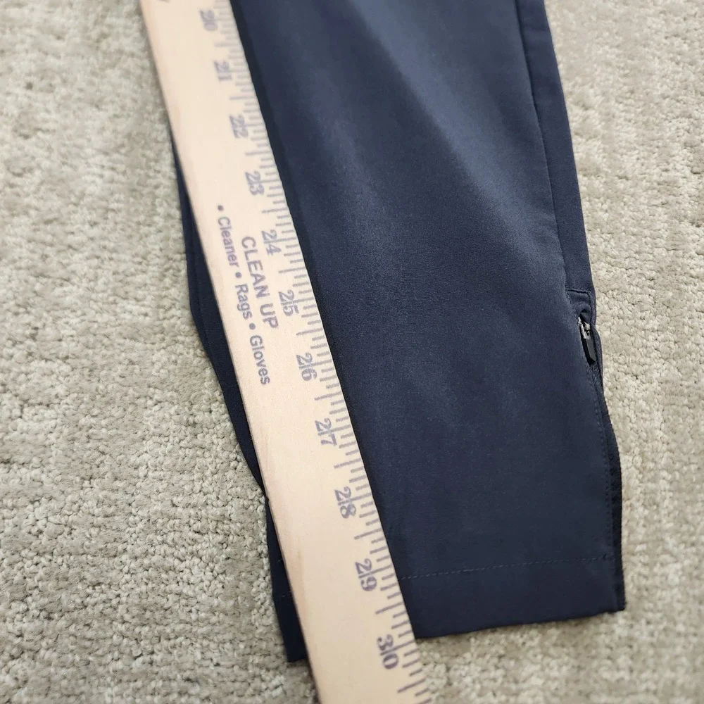 Primo Golf Jogger Pants Men 36 Tall Golf Chino Slim Fit Ankle Zip Gray Woven